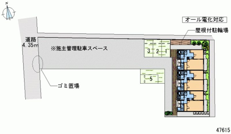 レオネクスト上之島 月極駐車場