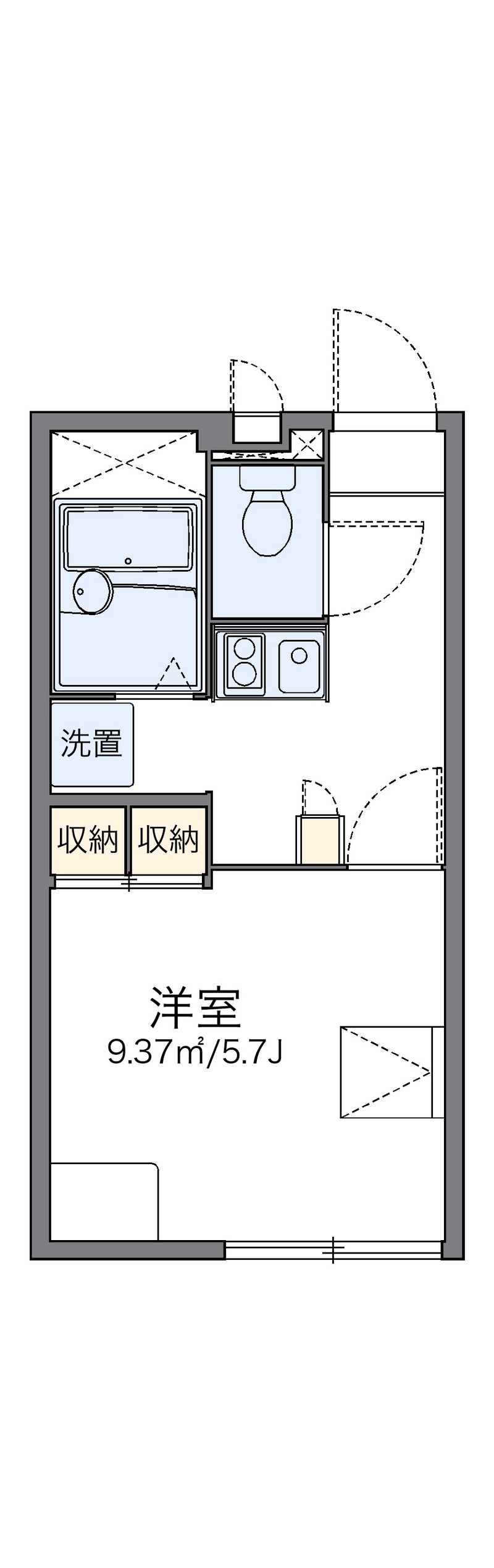 レオパレスパストラル 間取図
