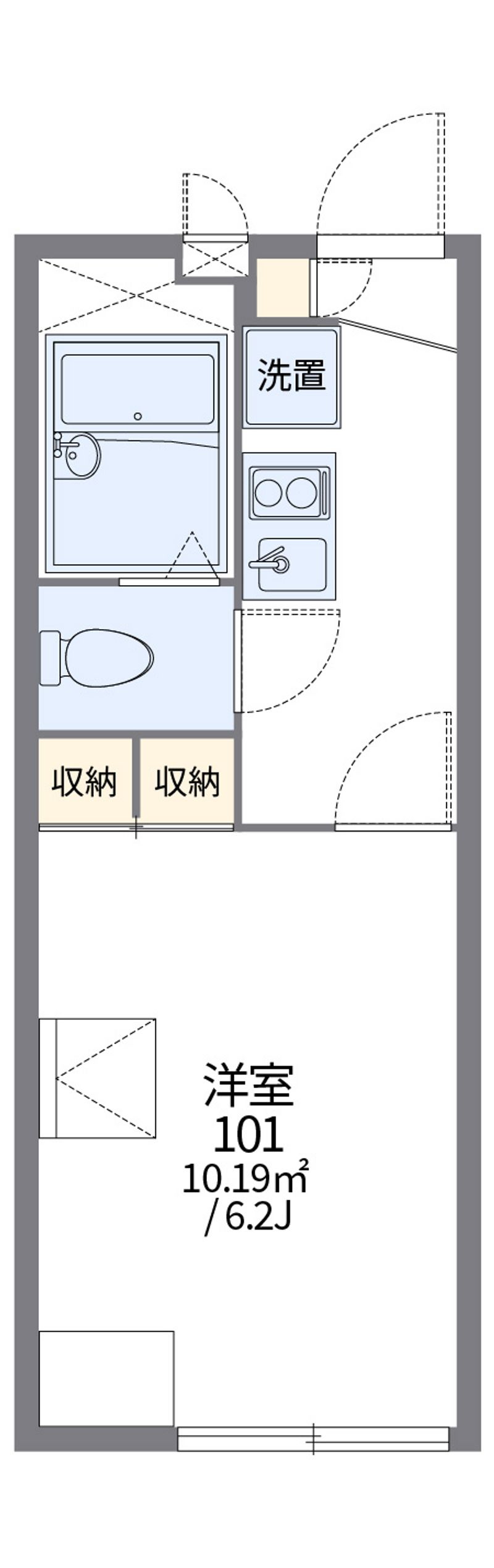 レオパレスＫＭ　ＪＯＹⅡ 間取図