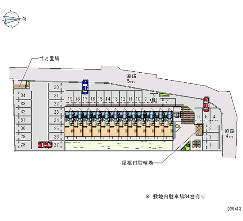 レオパレスＡｏｙａｍａⅡ 月極駐車場