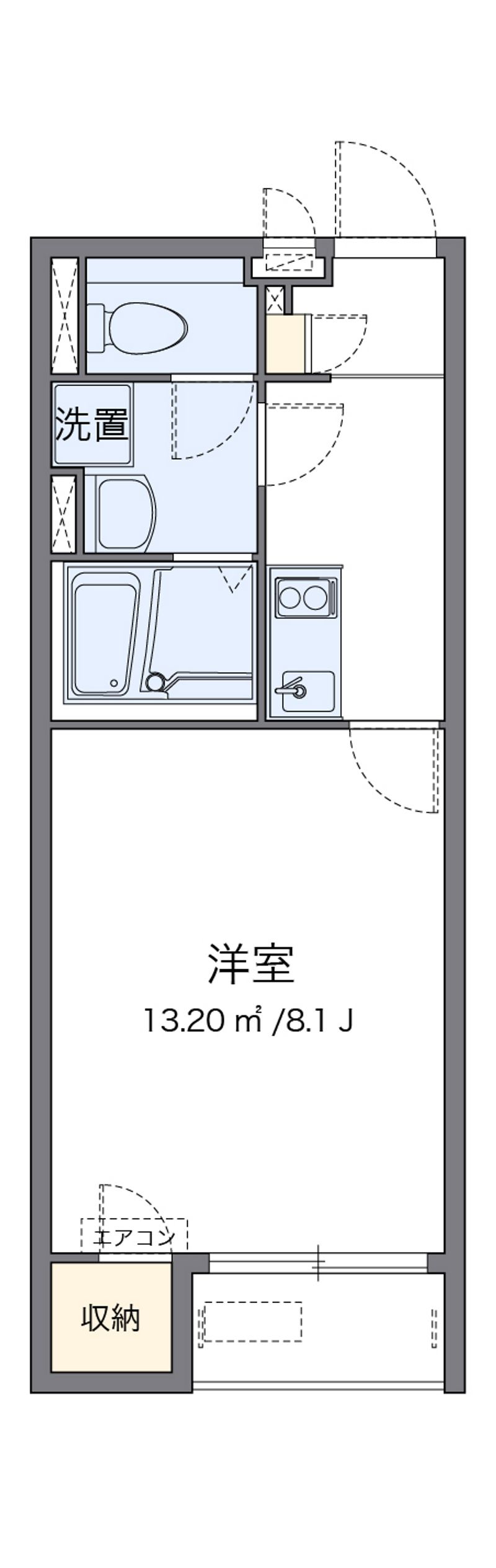 CLEINO Bonheur Sumiyoshi Floor plan