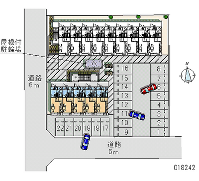 18242 Monthly parking lot