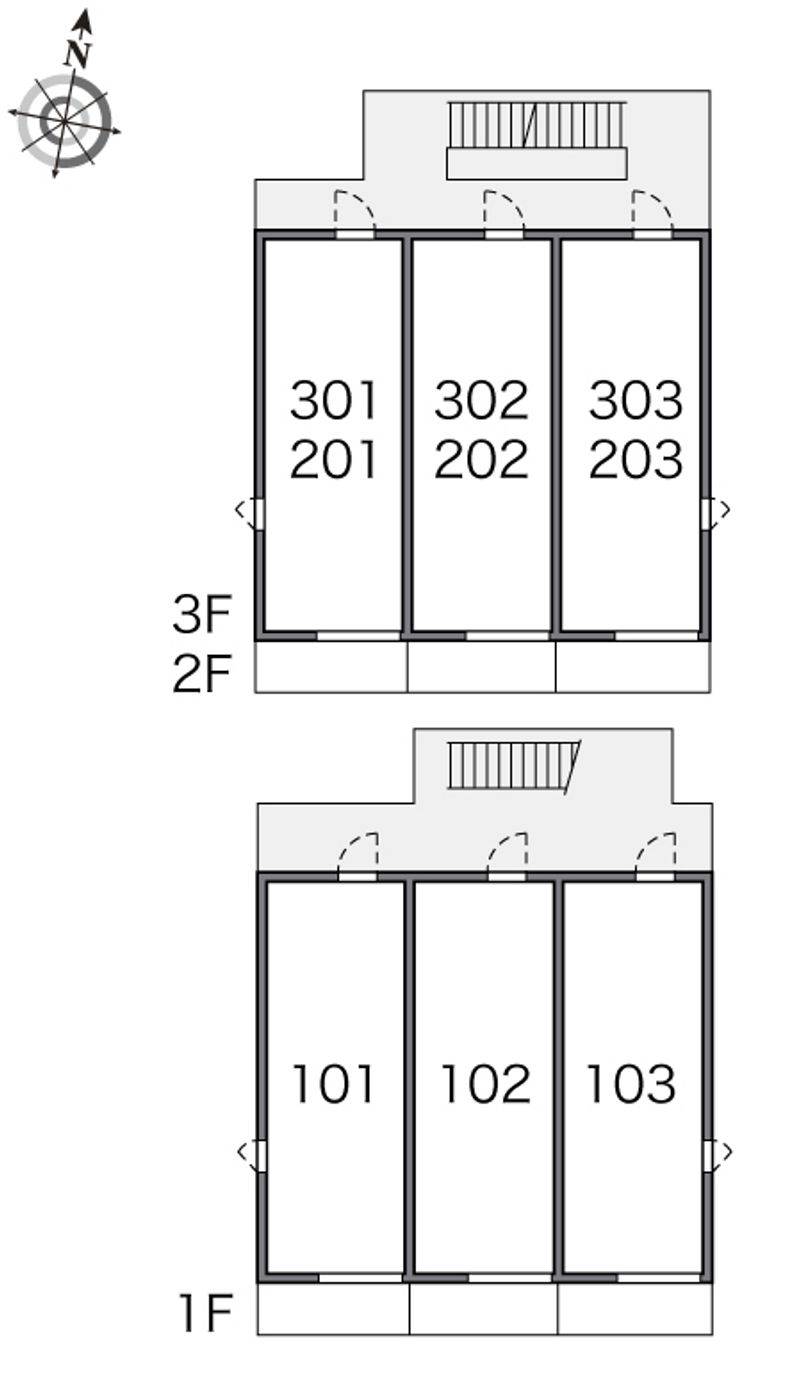 レオネクストフローラ鈴蘭台 間取り配置図