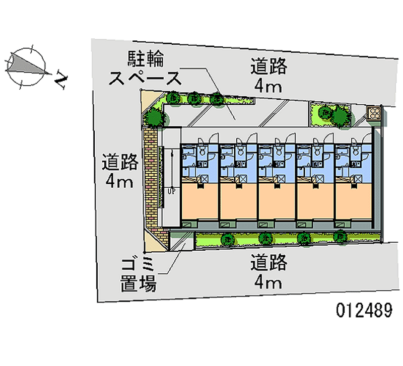 レオパレスアイランドⅡ 区画図