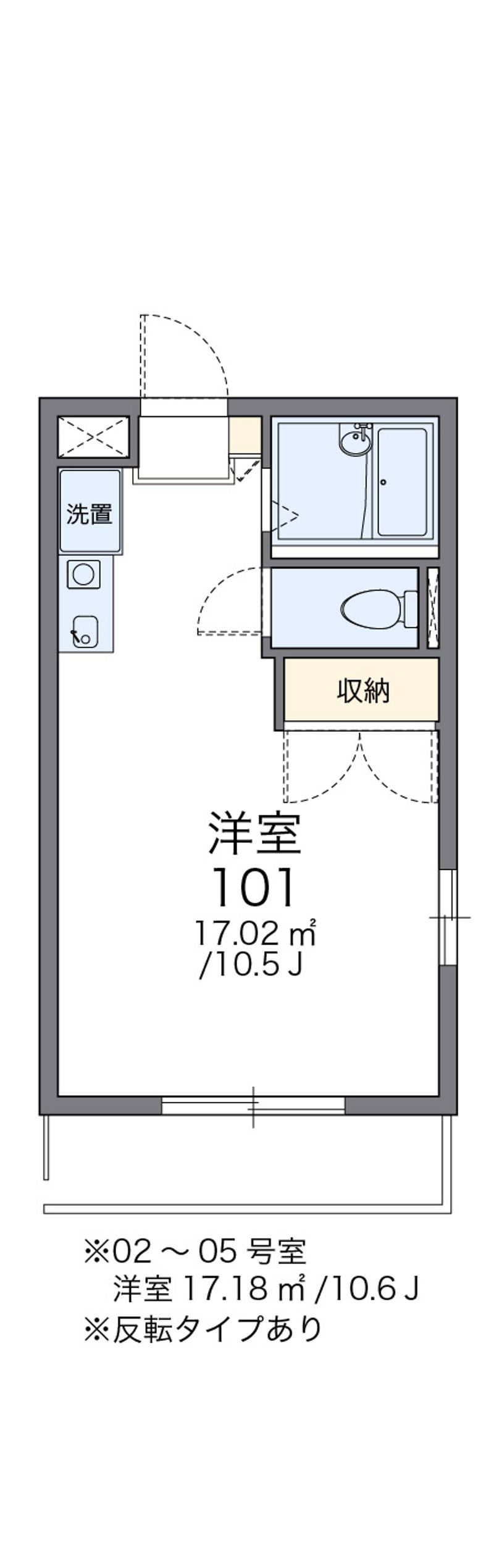 レオパレスＴＡＭＡ 間取図