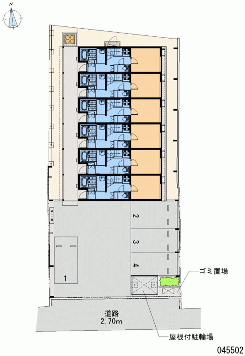 45502月租停車場