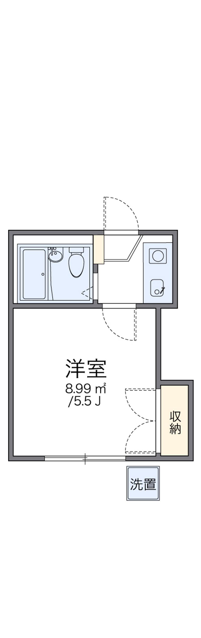 レオパレス南荻窪第２ 間取図