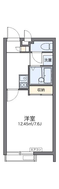レオパレス小南上原 間取り図