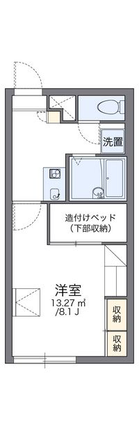 レオパレスラッキーヒル花和 間取り図