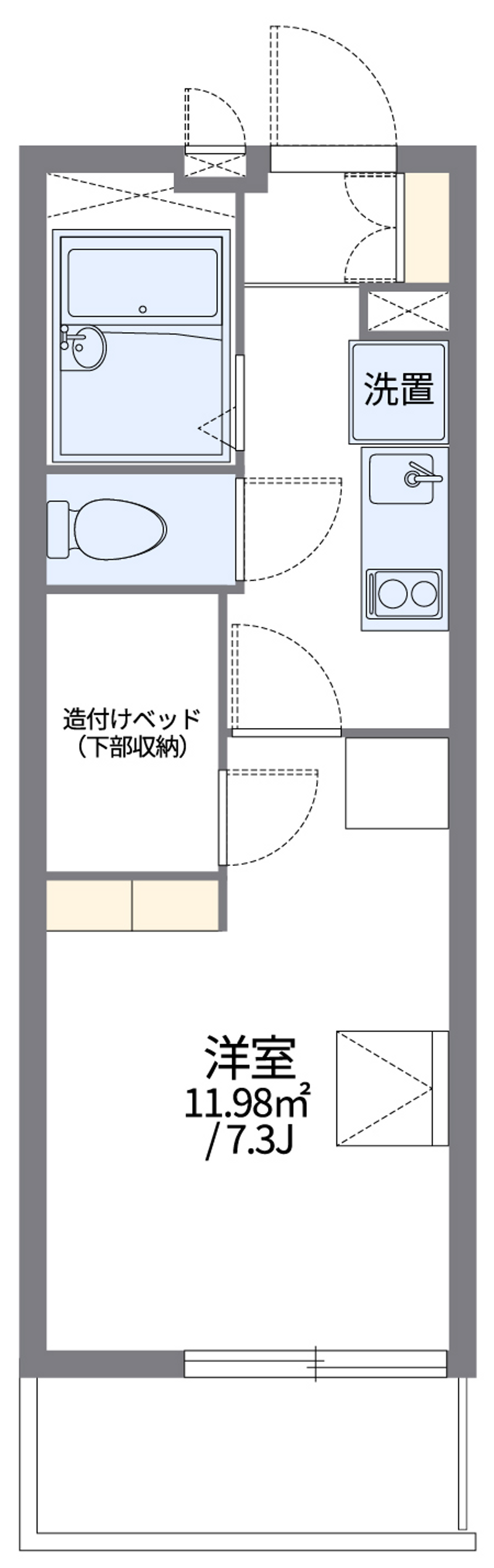 leopalace Green View Kakegawa Floor plan