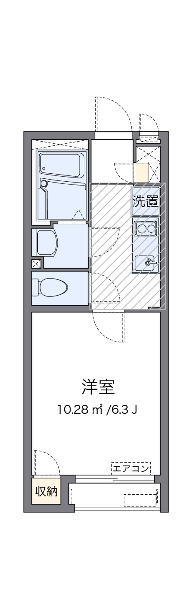 クレイノプランロード春江 間取り