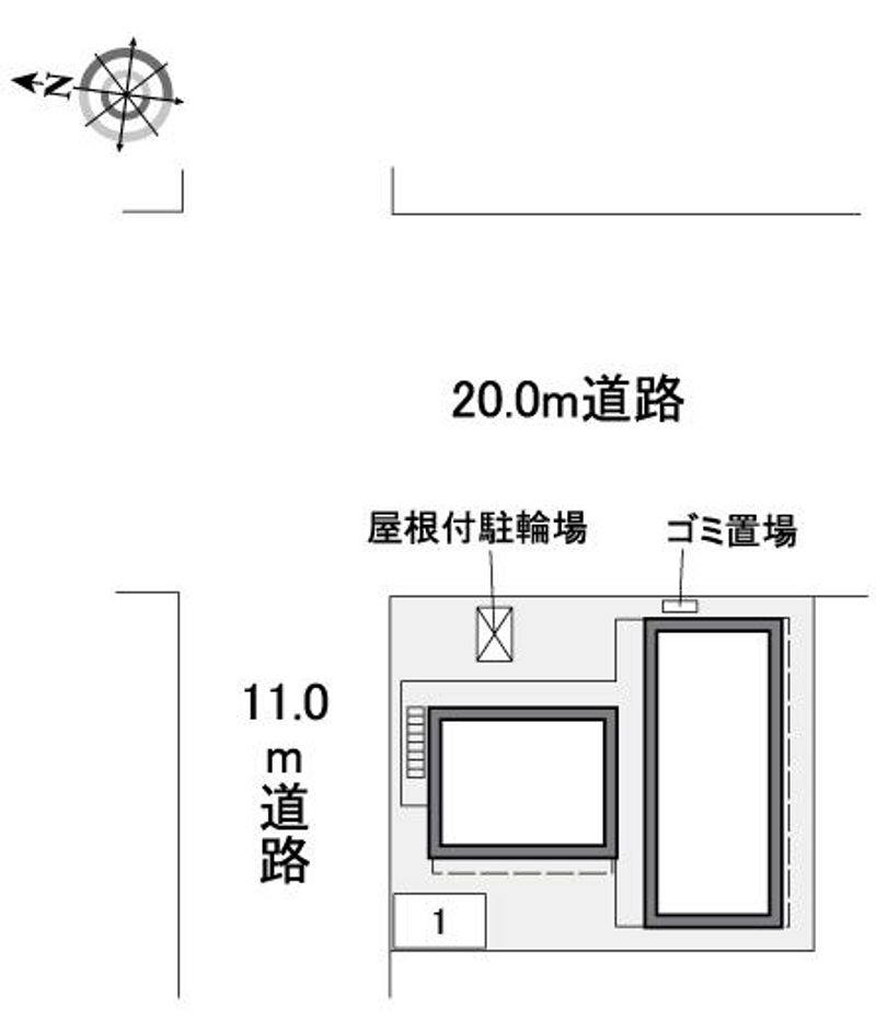 レオパレストーヤ 配置図
