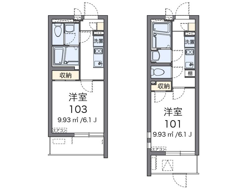クレイノのぞみＡ 間取図
