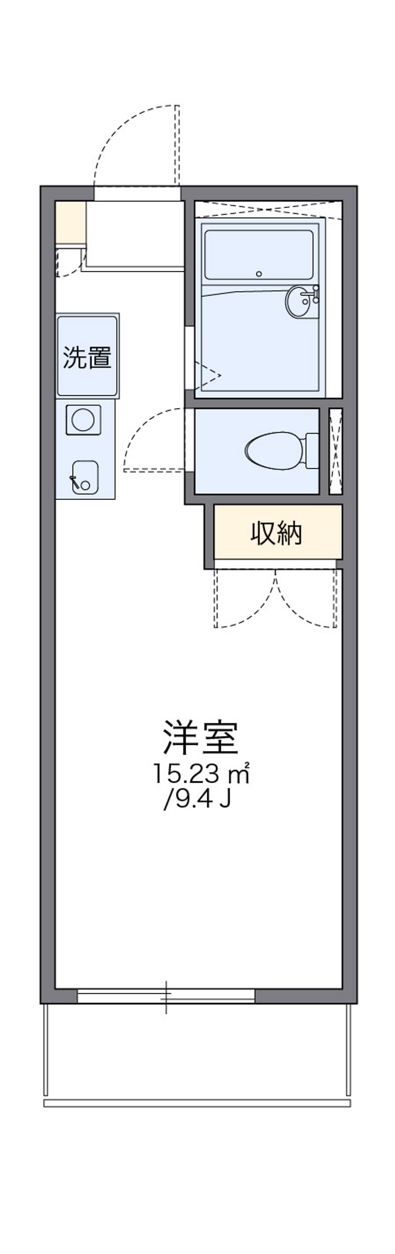 レオパレスＴＡＭＵＲＡ９８ 間取図
