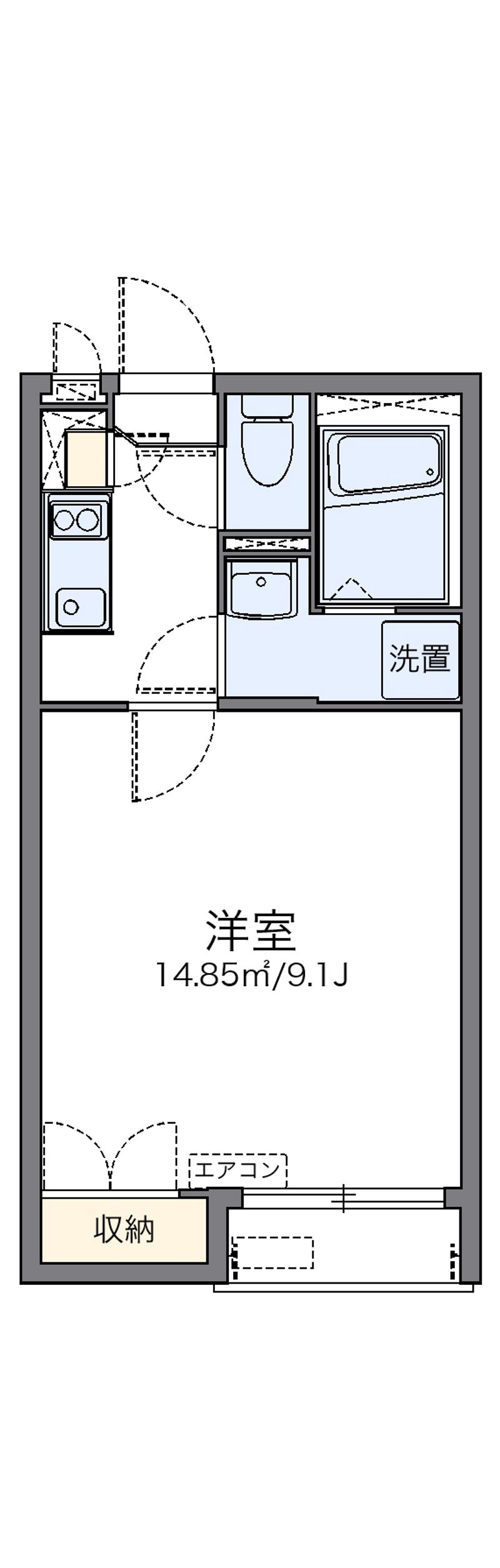 レオネクスト優美 間取図