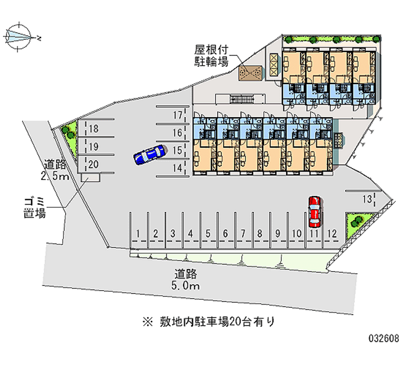 レオパレスびぜん 月極駐車場