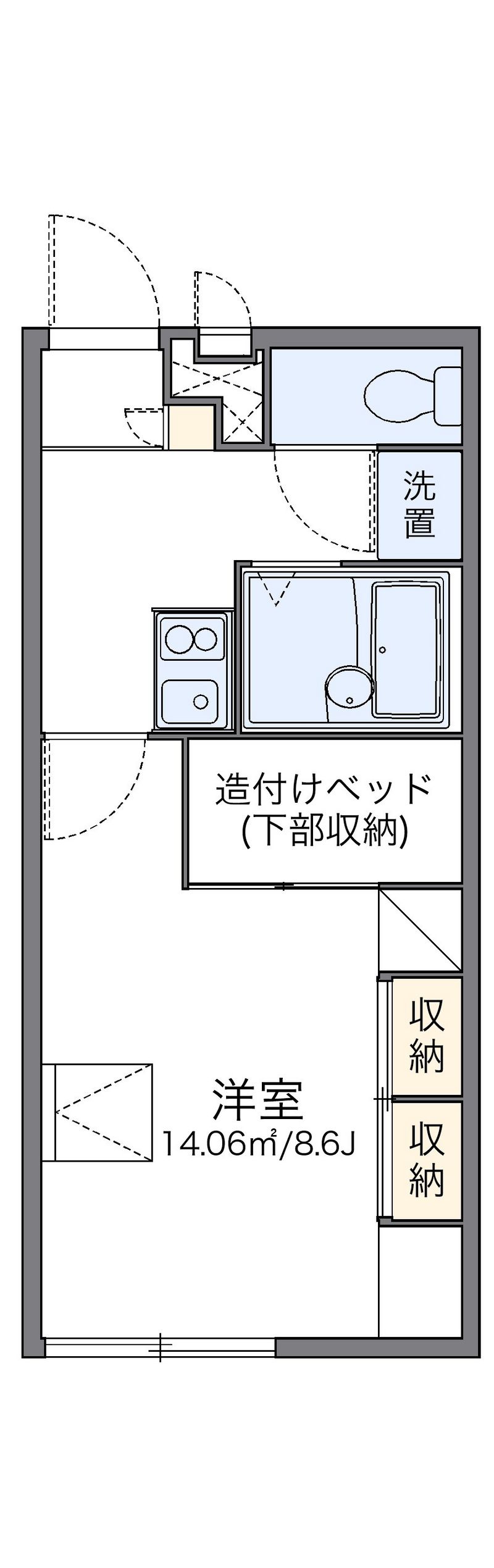 レオパレスｗｉｌｌ 間取図