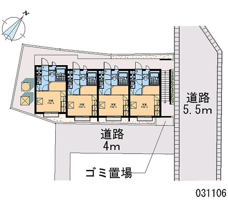 レオパレス国際通り 区画図