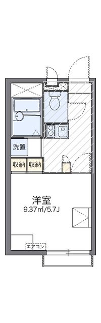 レオパレス清瀧Ｂ 間取り図