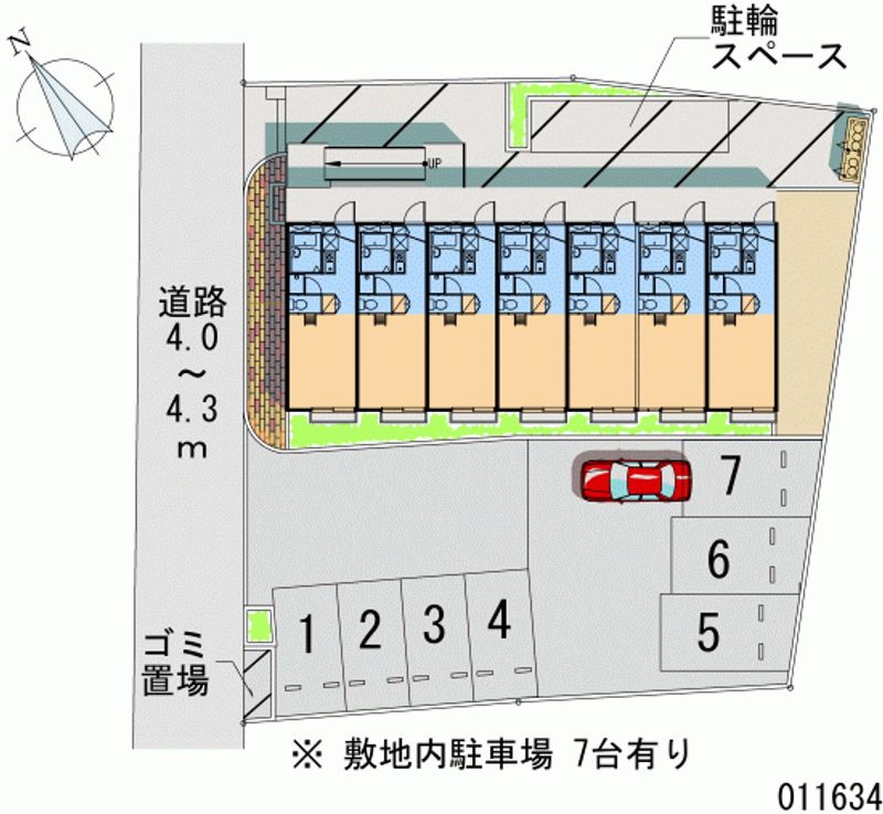 レオパレスＴＡＫＵＭＩ 区画図