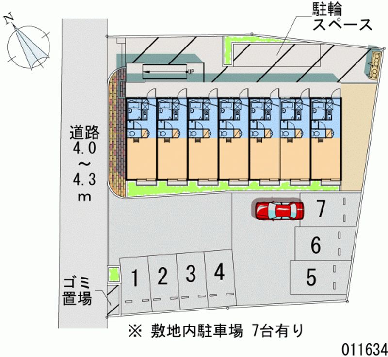 レオパレスＴＡＫＵＭＩ 月極駐車場