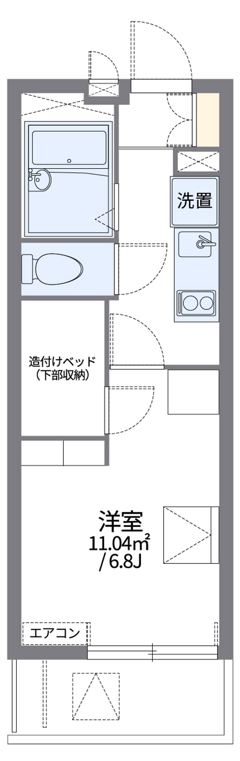 レオパレス柏の丘 間取り