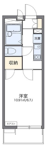 レオパレスＨＡＲＵ 間取り図