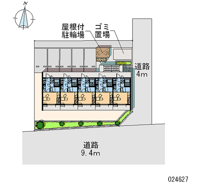 レオパレスさくらブリッサⅡ 区画図