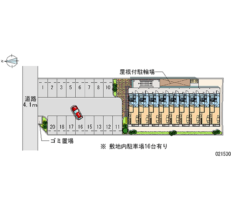 21530月租停車場