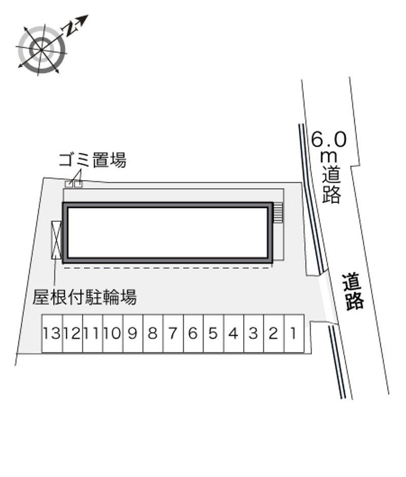 レオパレスサニーコート 配置図