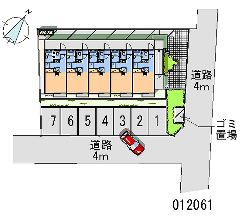 12061 Monthly parking lot