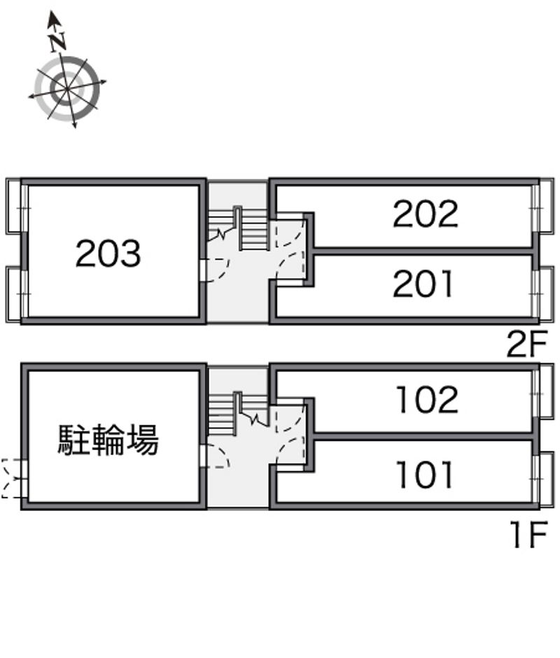 leopalace Matsubara Dai2 Bản vẽ sơ đồ bố trí nhà