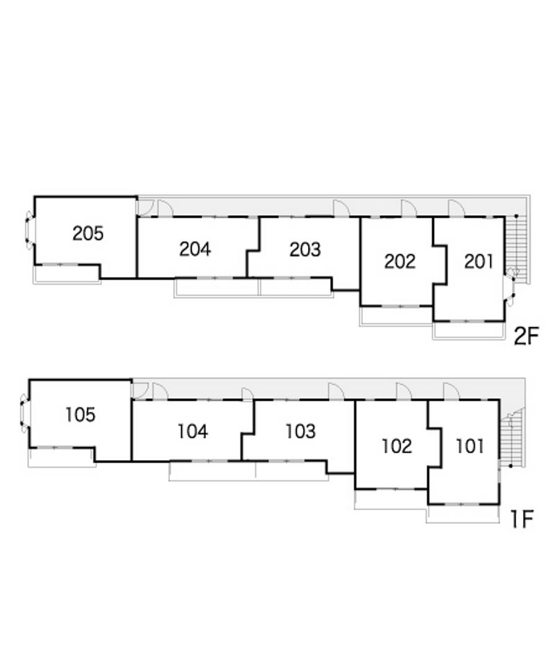leopalace Zasshonokuma 3 Bản vẽ sơ đồ bố trí nhà