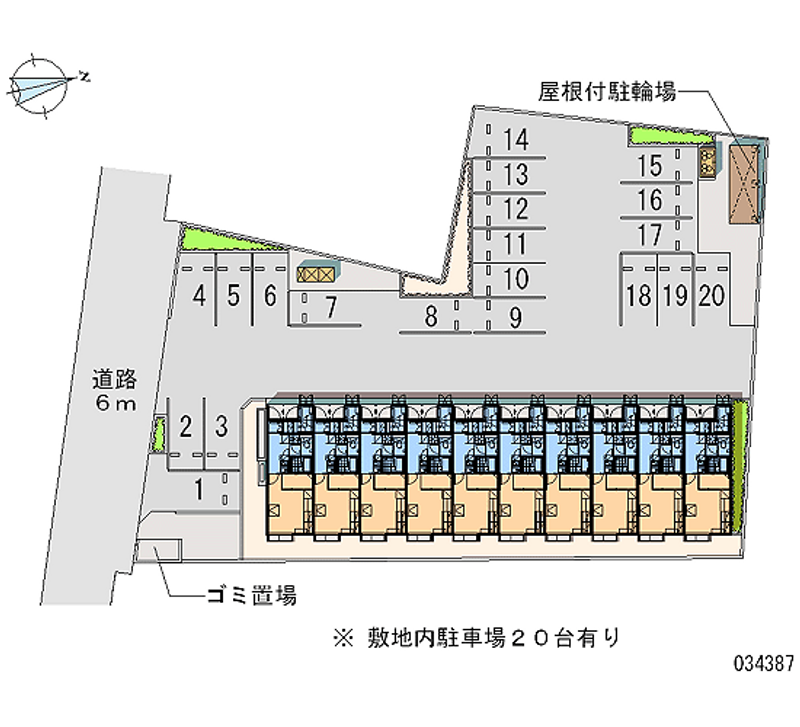 34387月租停車場