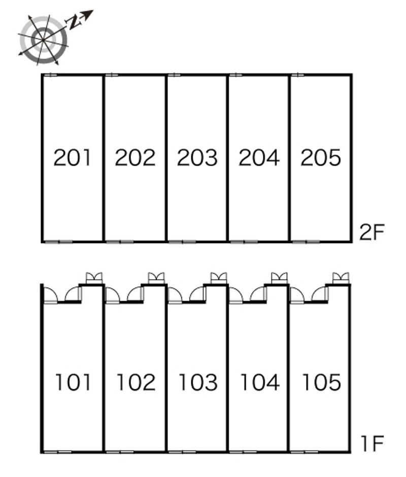 レオパレスサーティ 間取配置図