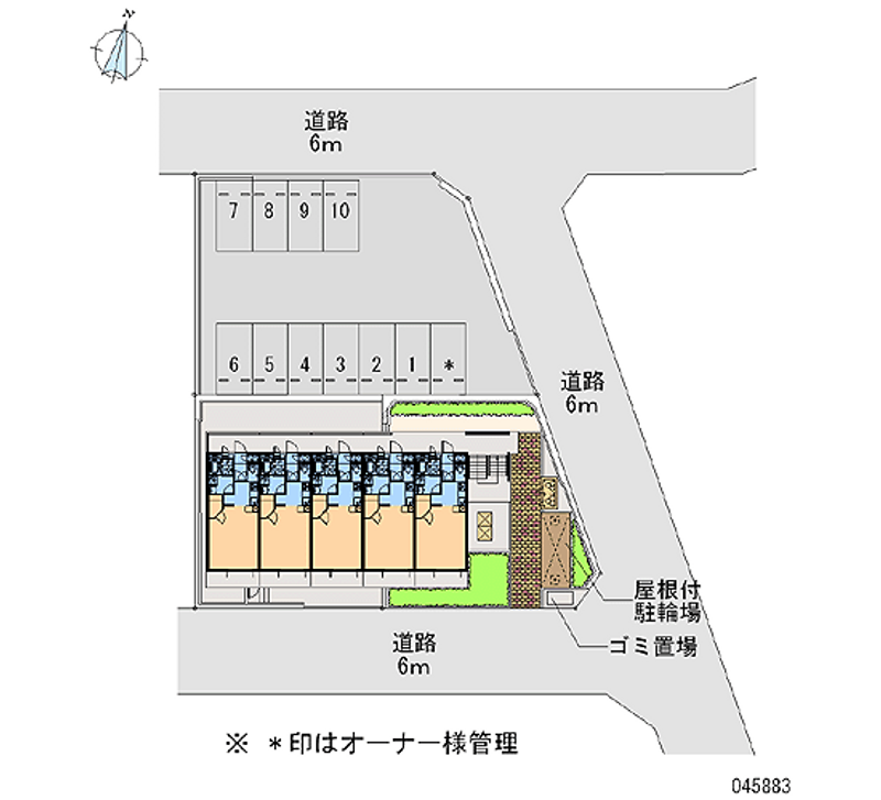 45883 Monthly parking lot