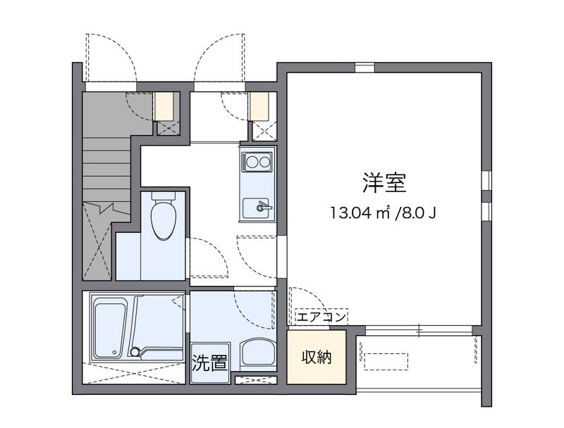 クレイノオリージャ多賀町 間取図