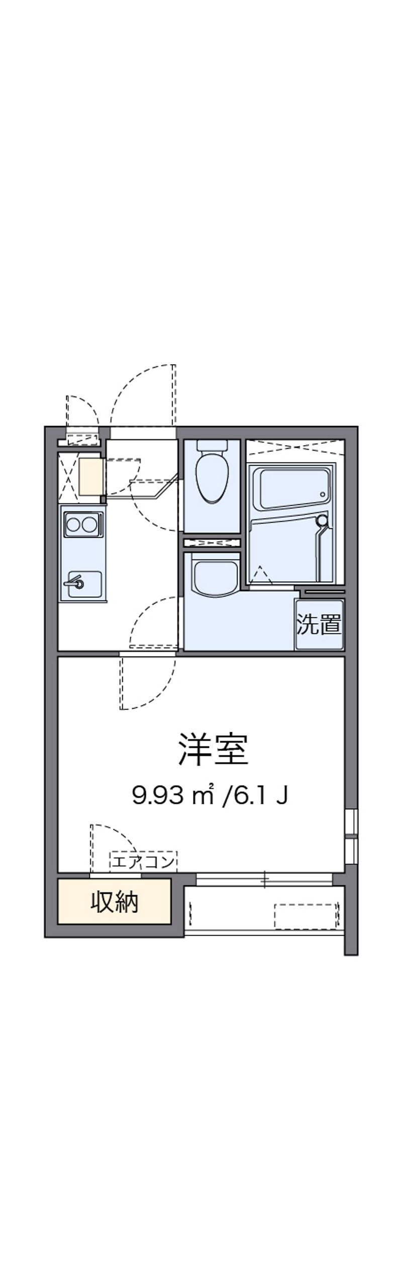 クレイノエルヴィータ東比恵 間取り