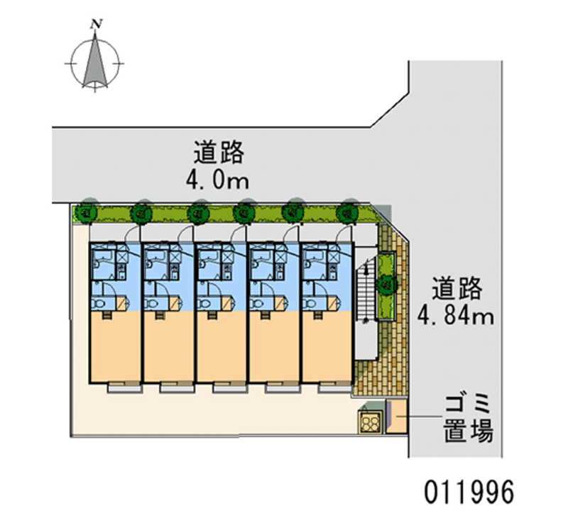 レオパレス観月 区画図