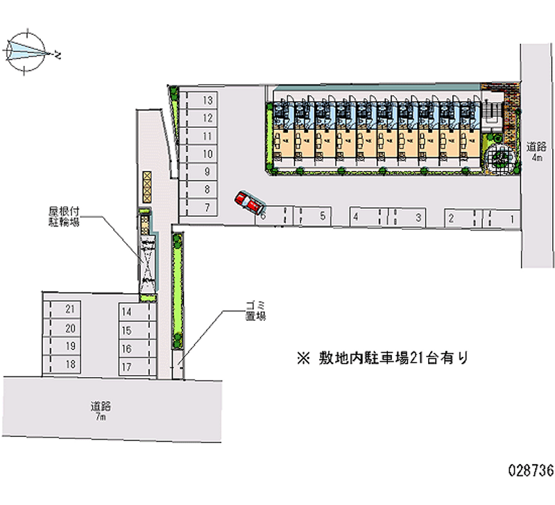 28736 bãi đậu xe hàng tháng