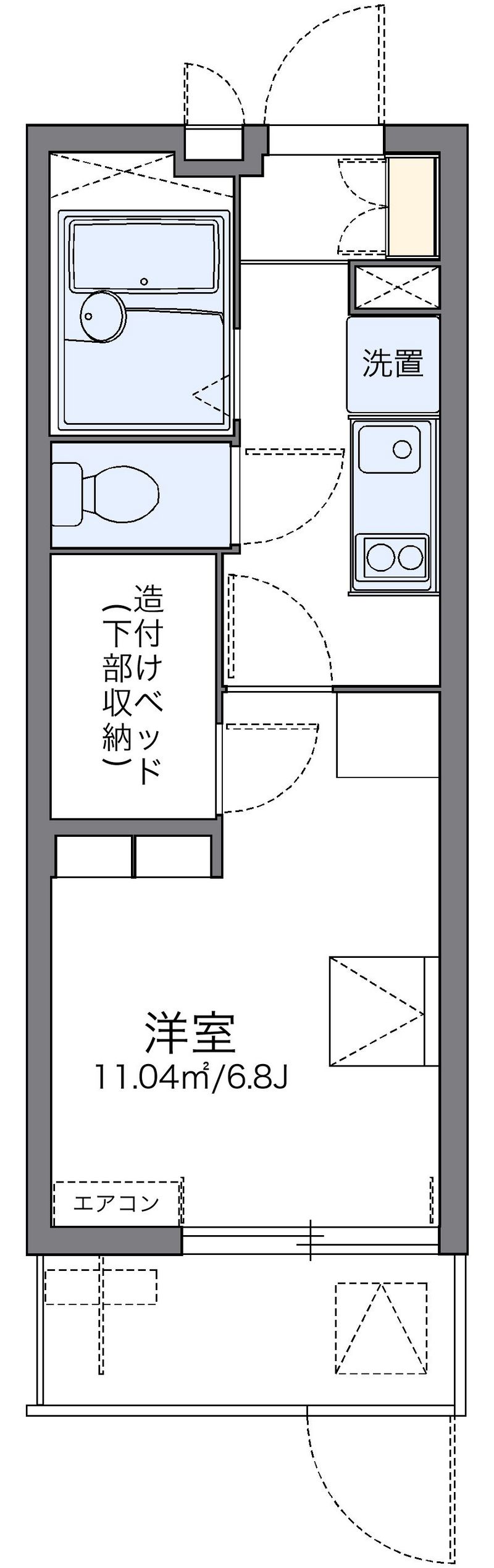 レオパレス大幸 間取り