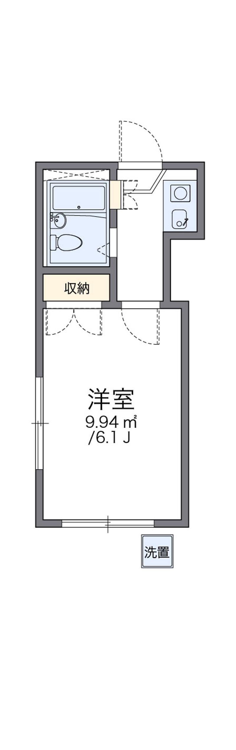 レオパレス八幡新田第１ 間取り