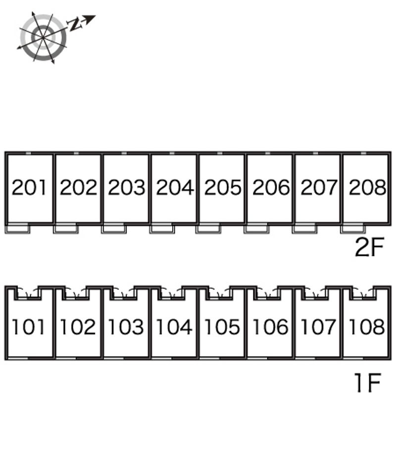 レオネクスト筒井 間取り配置図