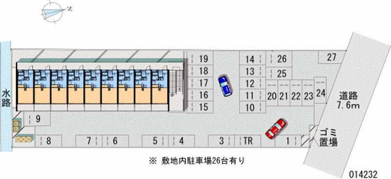 レオパレス錦 月極駐車場