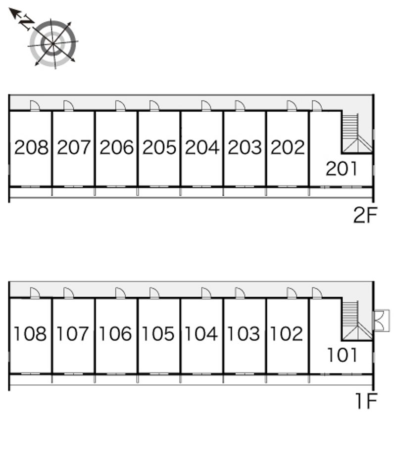 レオパレス５０（ゴトー） 間取配置図