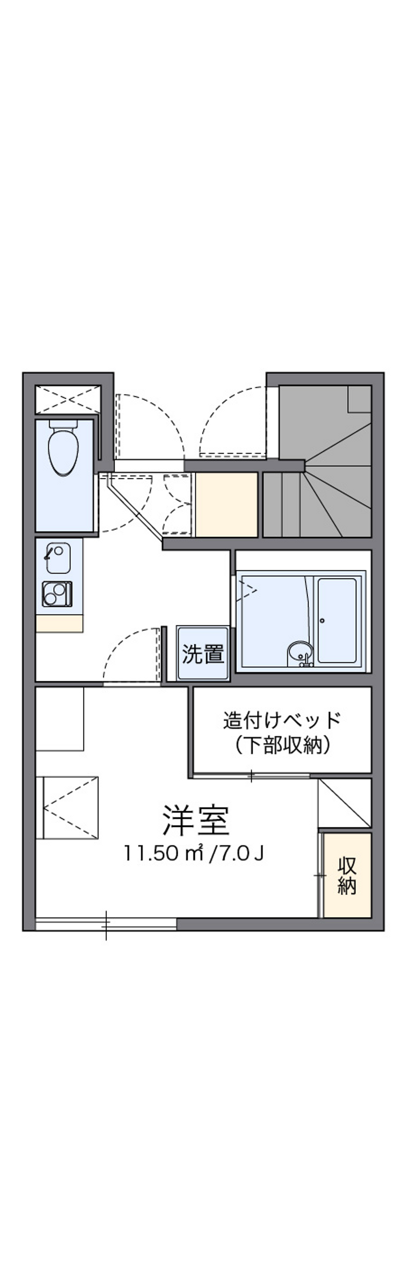 レオパレスエクレール 間取り