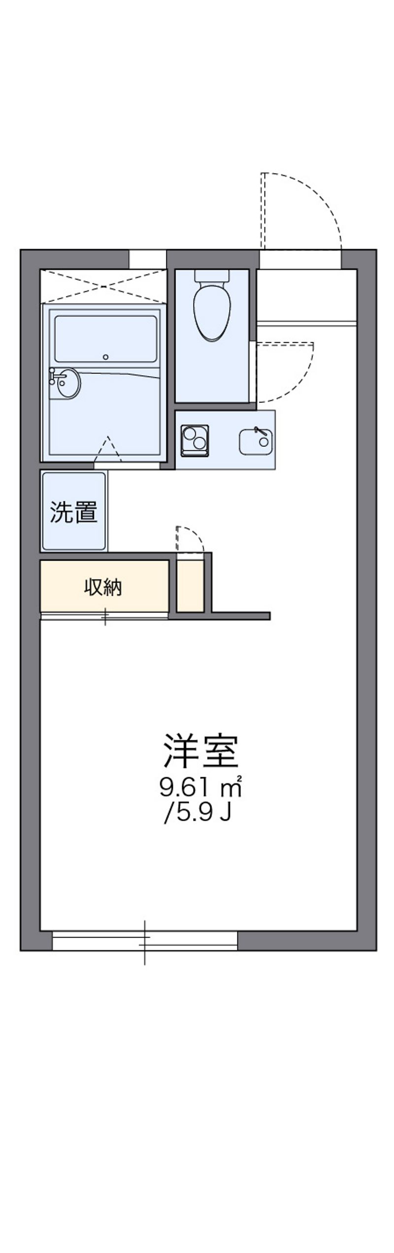 レオパレス太平 間取図