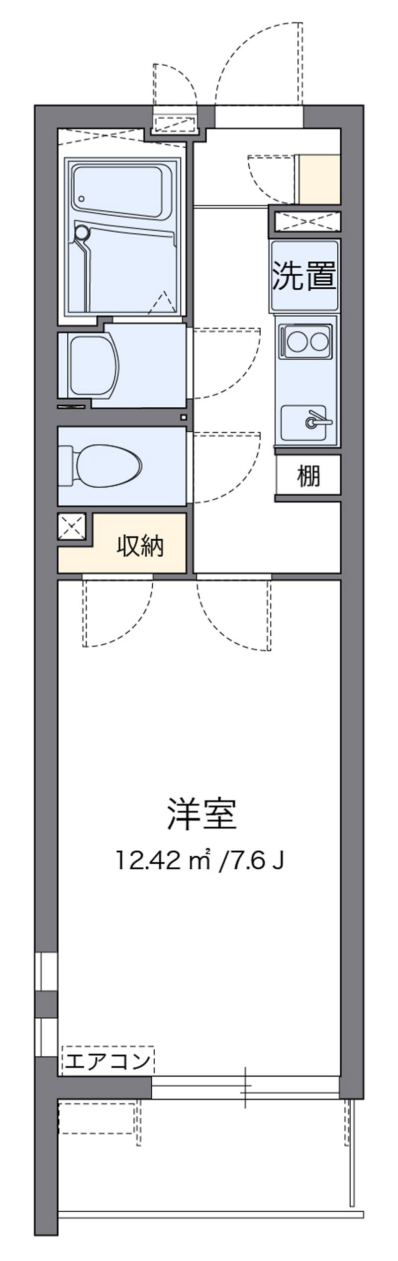 クレイノスクエア与野 間取図