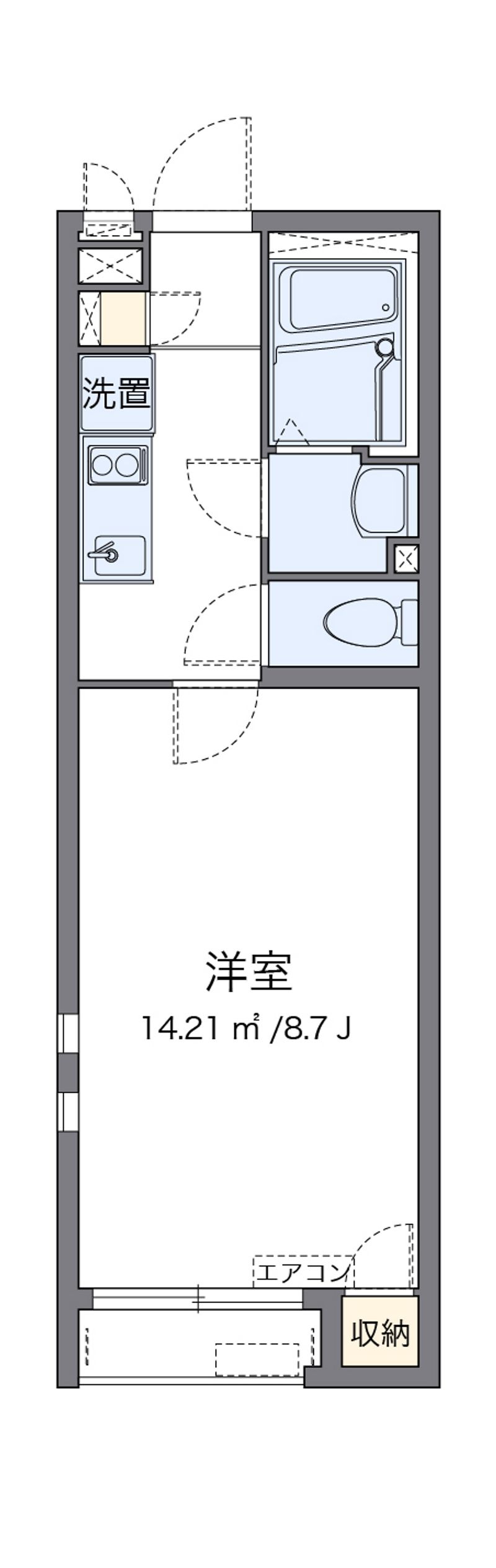 クレイノアヴァンセ座間 間取図