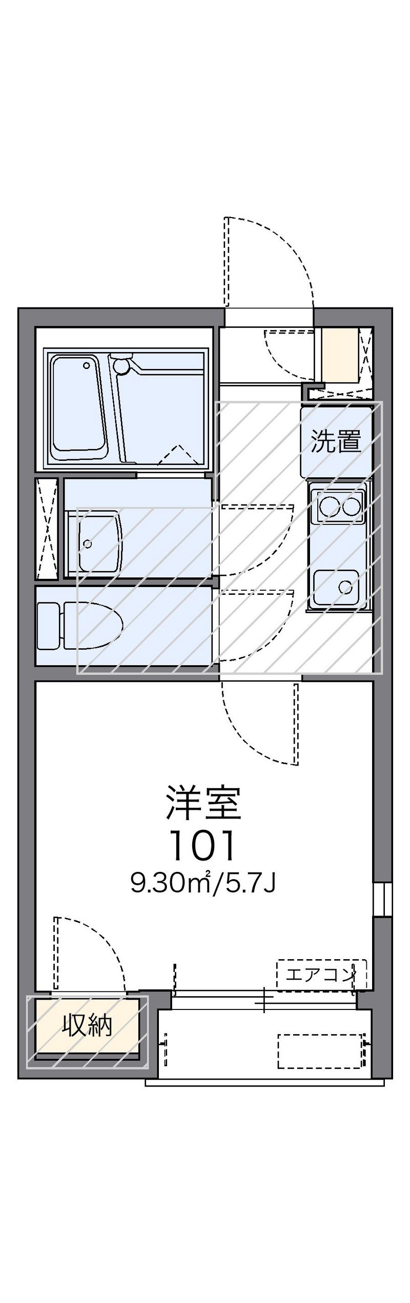 レオネクストラビドール 間取図